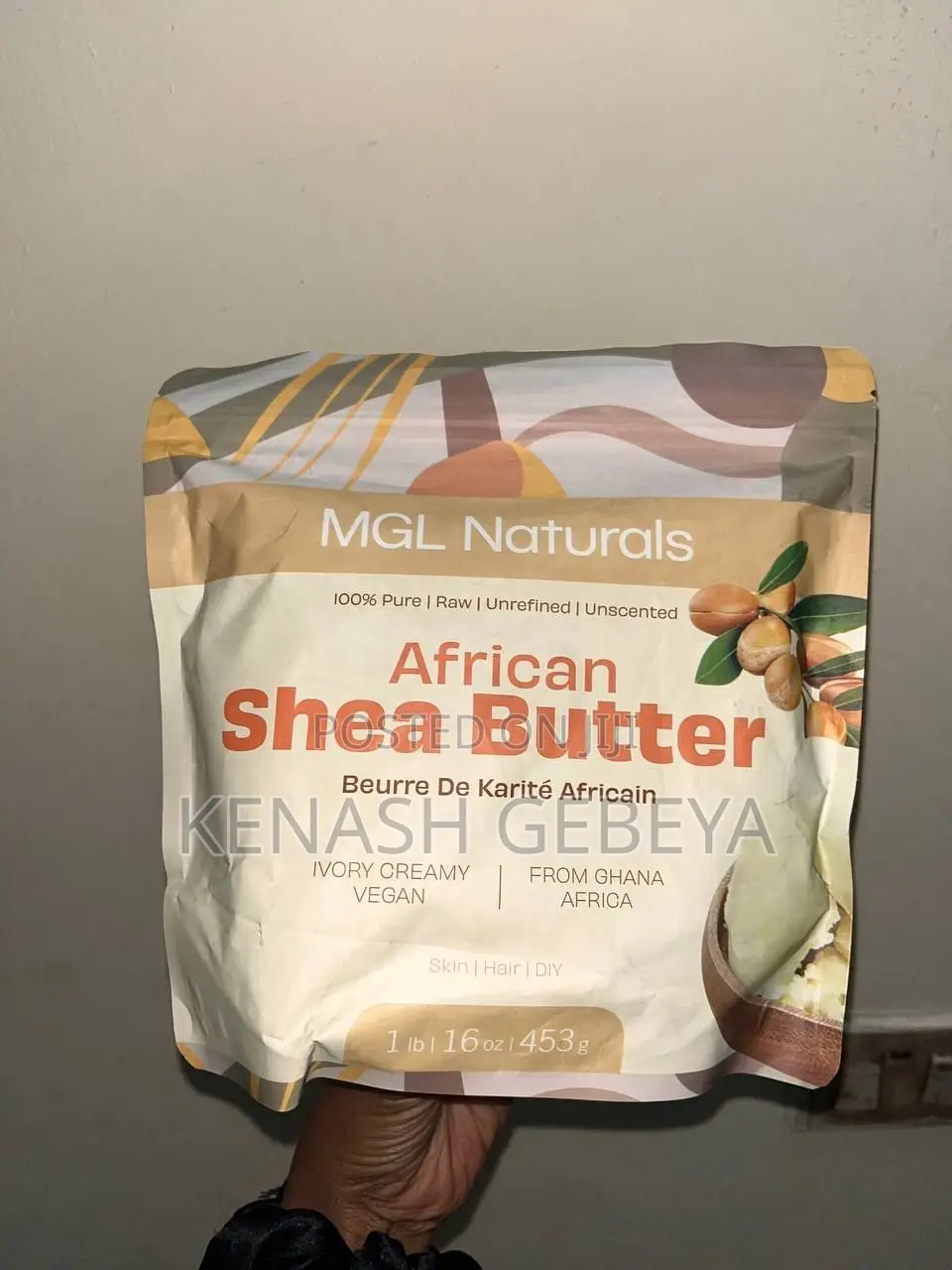 MGL Naturals African Shea Butter Moisturizing Product for Skin Hair