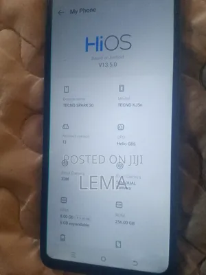 Tecno Spark 20 256 GB Black