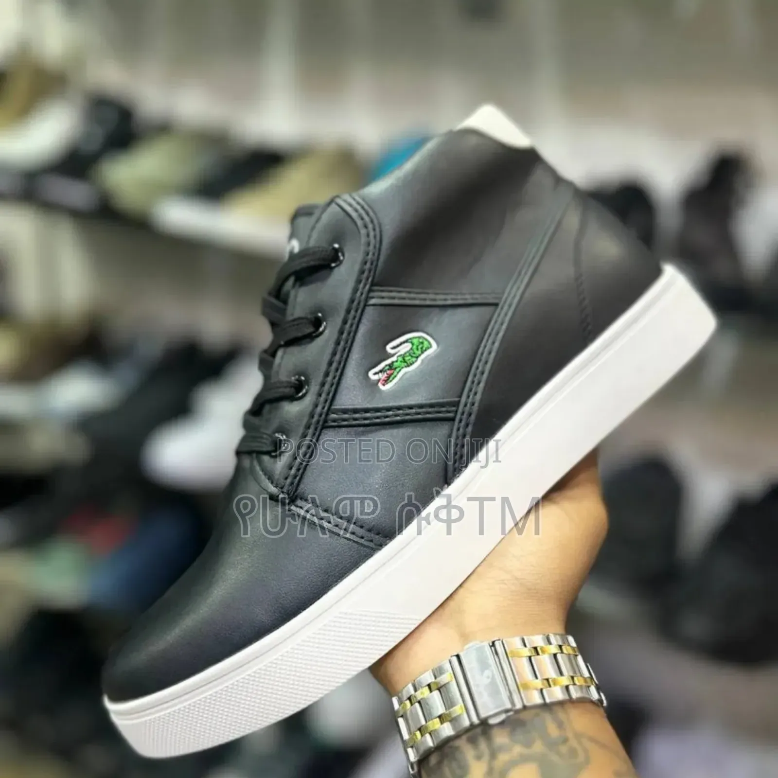 Lacoste T Clip Mid Boots Men's Leather Shoes