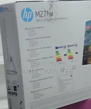 Brand New With Cartoon Hp 27" Inch Monitor Full Hd Resolution