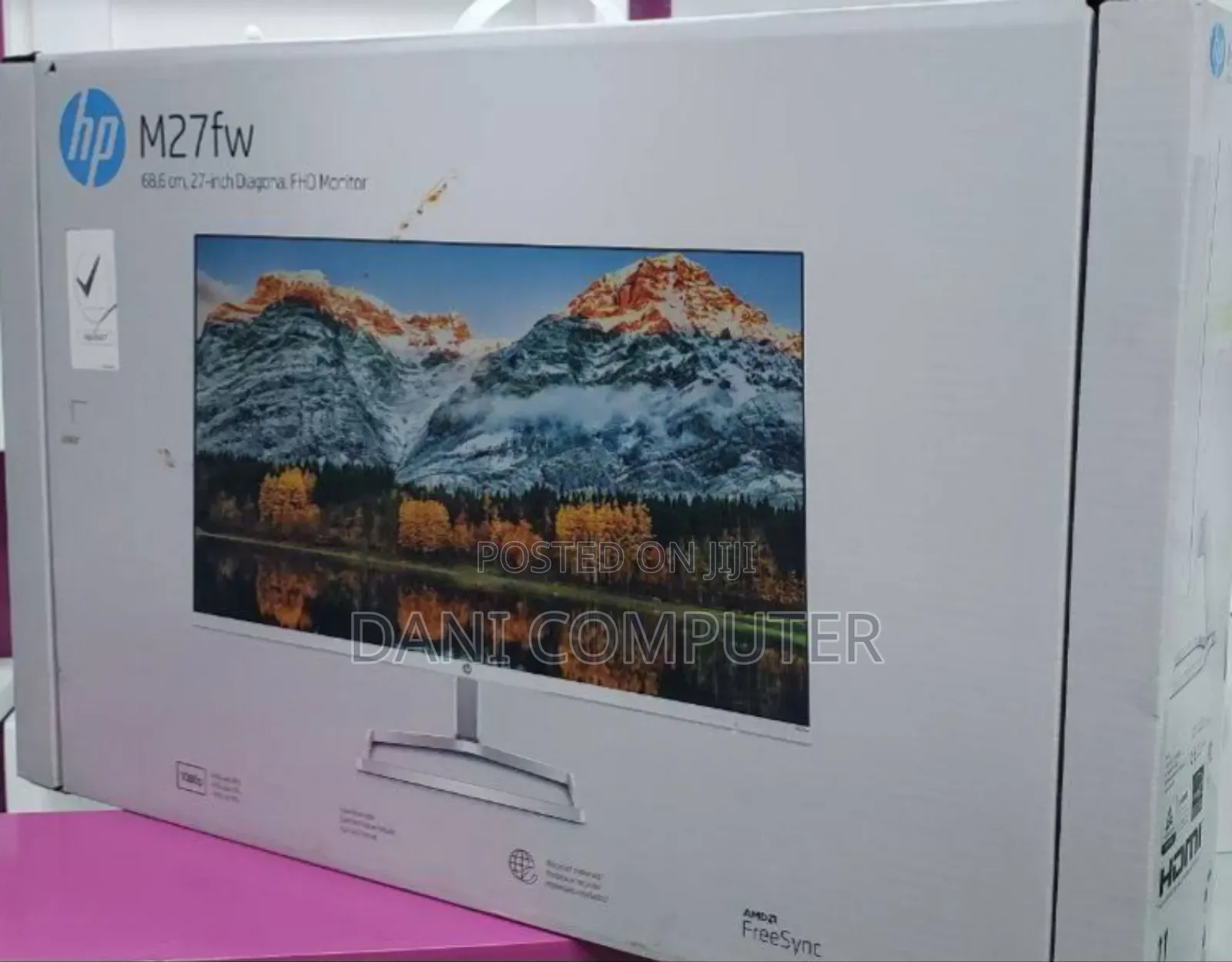 Brand New With Cartoon Hp 27" Inch Monitor Full Hd Resolution