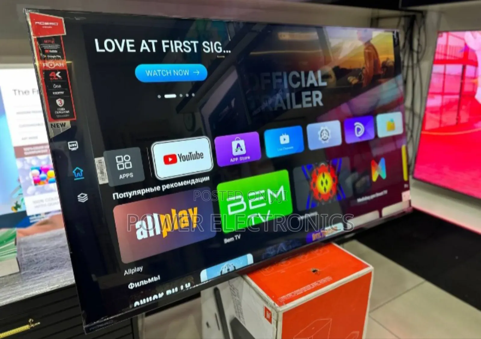 Rosso 55 Fremless Televishion
