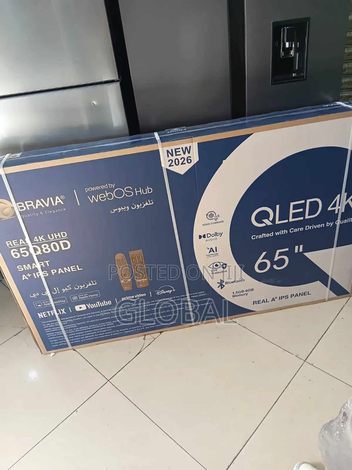 Bravia 65"Inch Real Uhd Tv