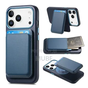 2-in-1 Leather Magsafe Wallet Case for iPhone 17 Pro Max