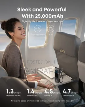Anker Laptop Power Bank (, 165w, Built-in and Retractable Cables)