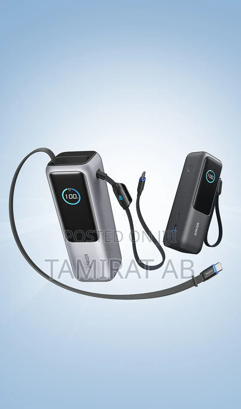 Anker Laptop Power Bank (, 165w, Built-in and Retractable Cables)