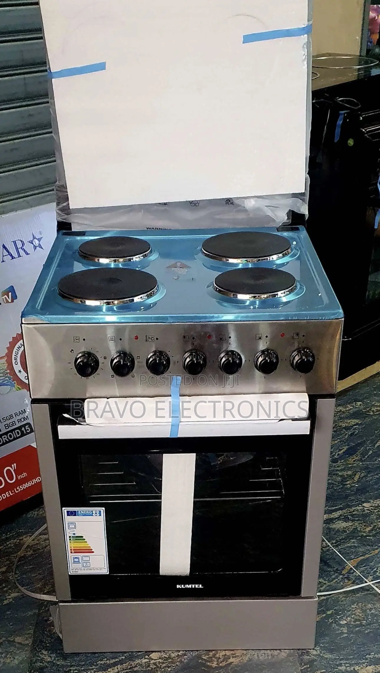 Kumtel 60×60 Oven | Stainless Steel Cooker | Original Turkish Quality