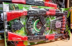 Double Plastic Kids Toy ባለ 2 የህፃናት ሽጉጥ Kids Toyes Shegute