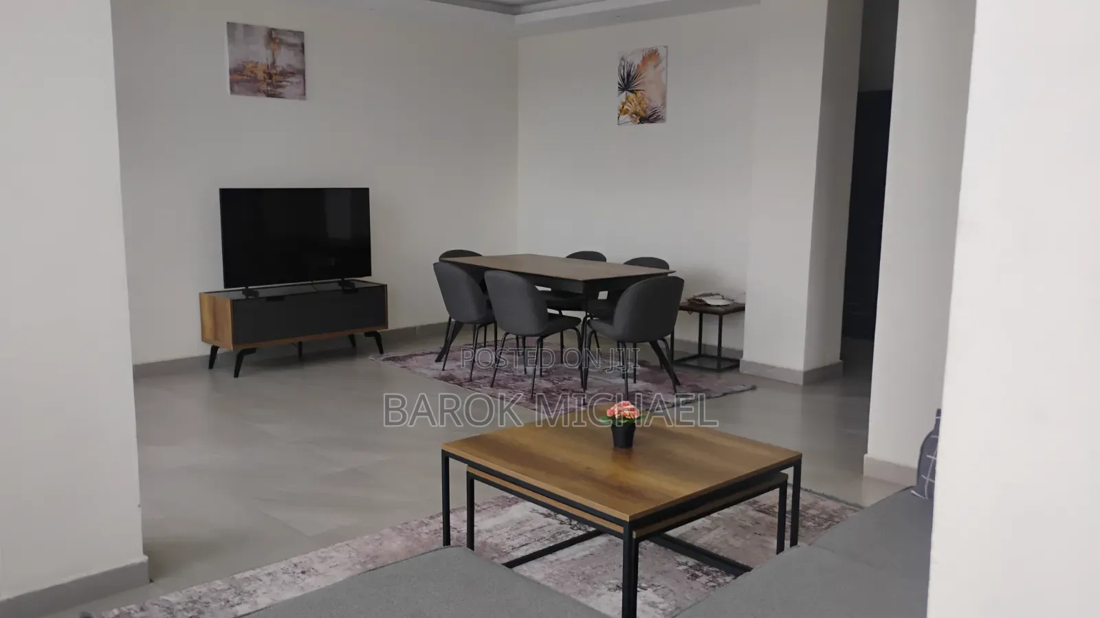 Furnished 3bdrm Apartment in Bole for rent