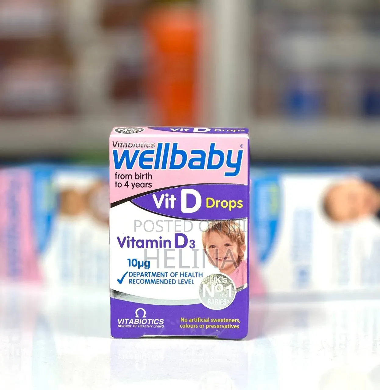 Wellbaby Vitamin D Drops From Birth to 4 Years Original From Uk