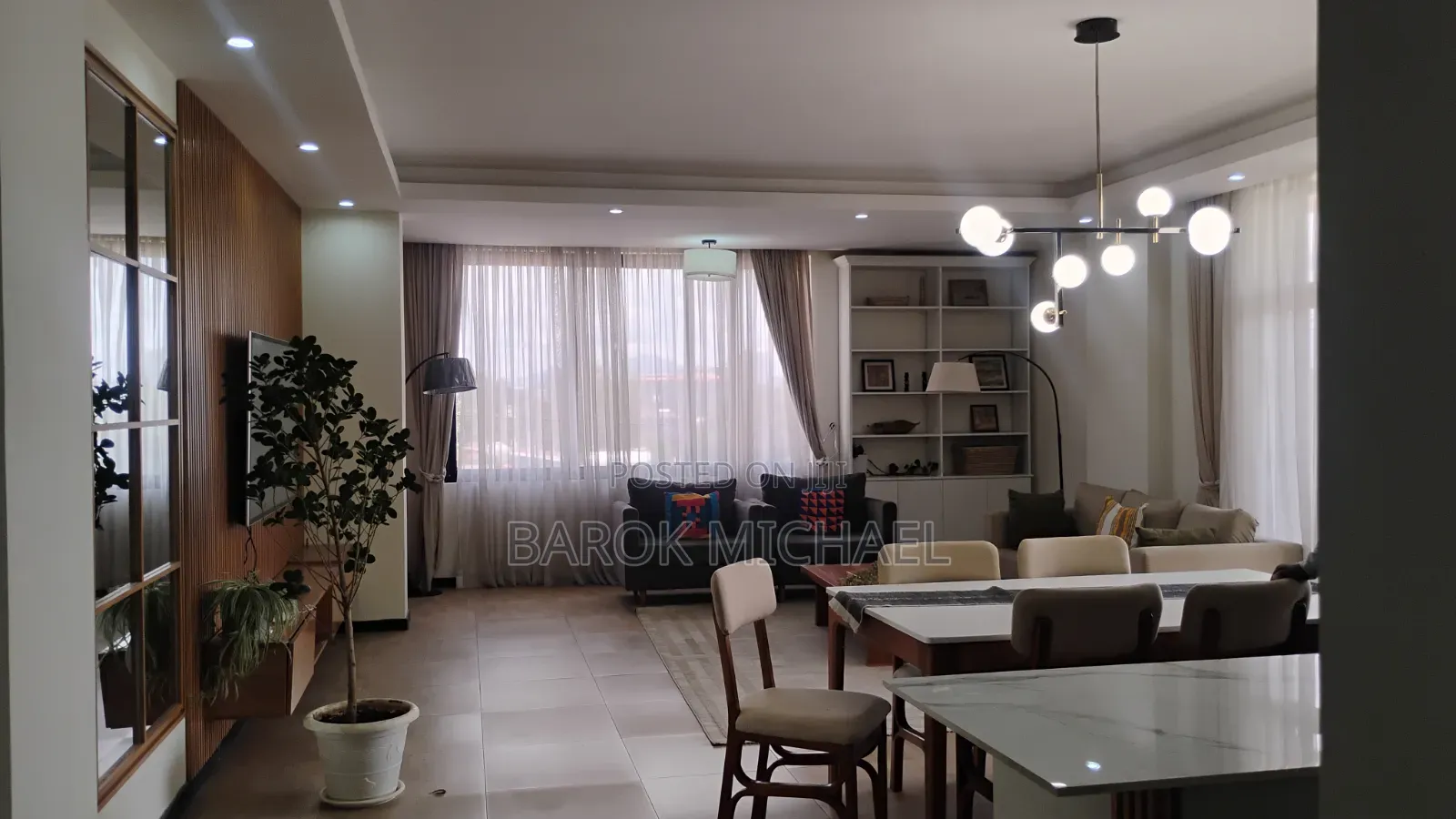 Furnished 2bdrm Apartment in Bole for rent