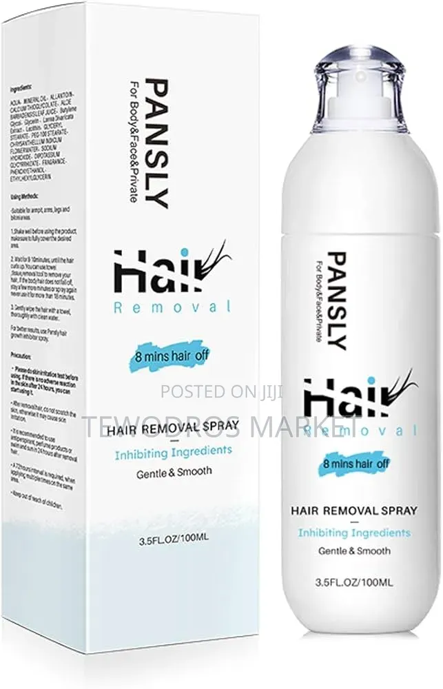 Pansly Hair Removal Spray - Fast Gentle Body Hair Removal