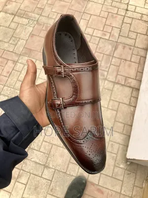 Men's Classic Brown Double Monk Strap
