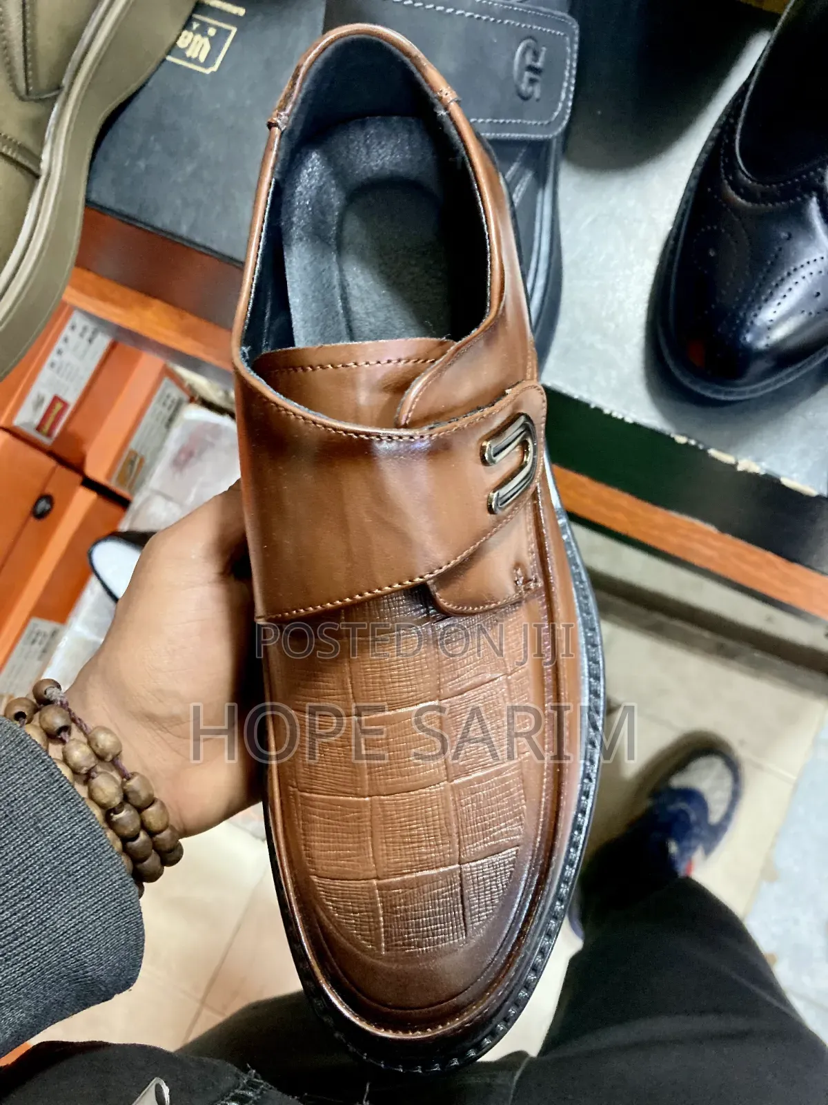 Stylish Brown Men's Formal Slip-on Shoes