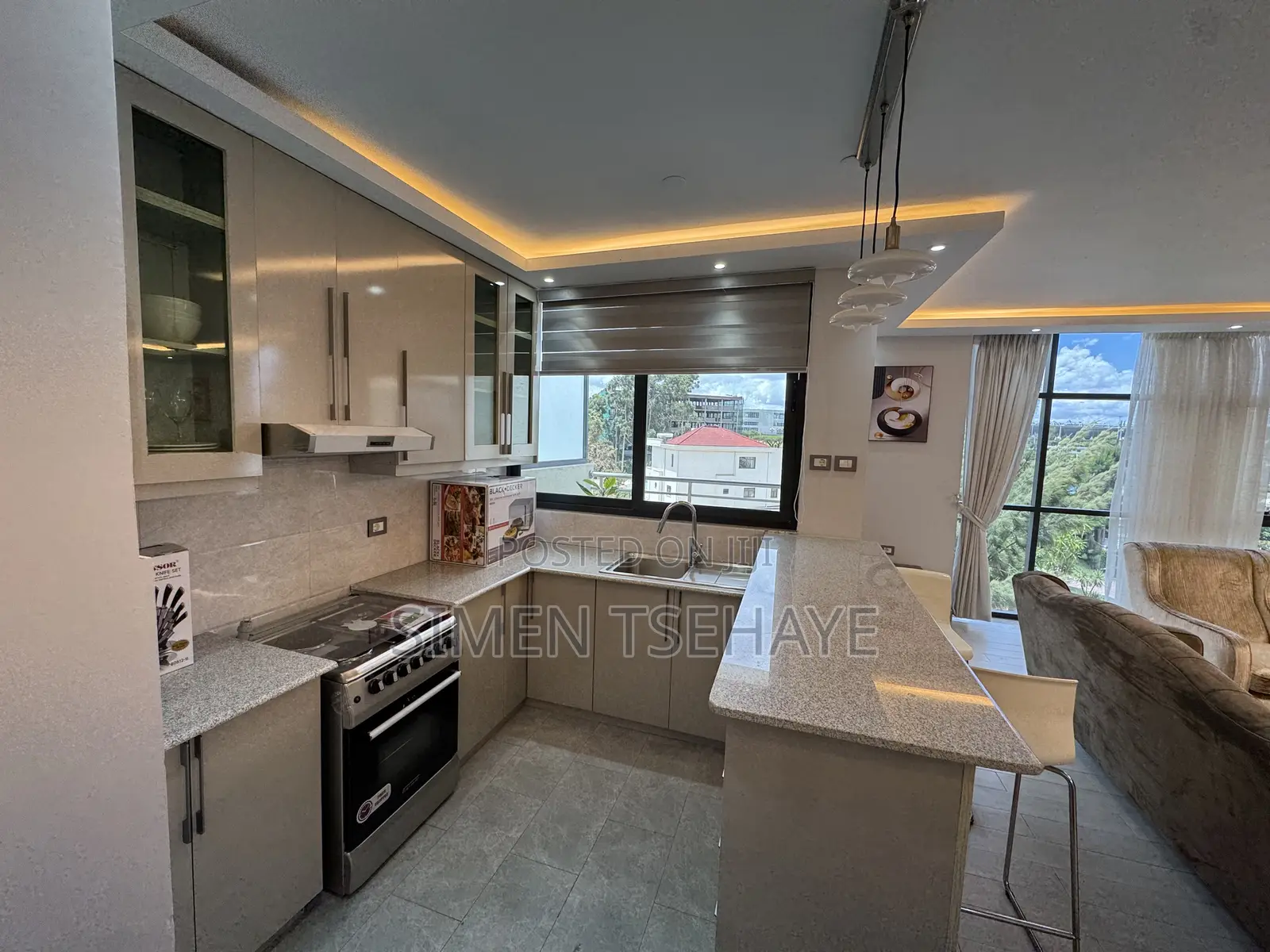 Furnished 2bdrm Apartment in Taza Furnished, Bole for rent