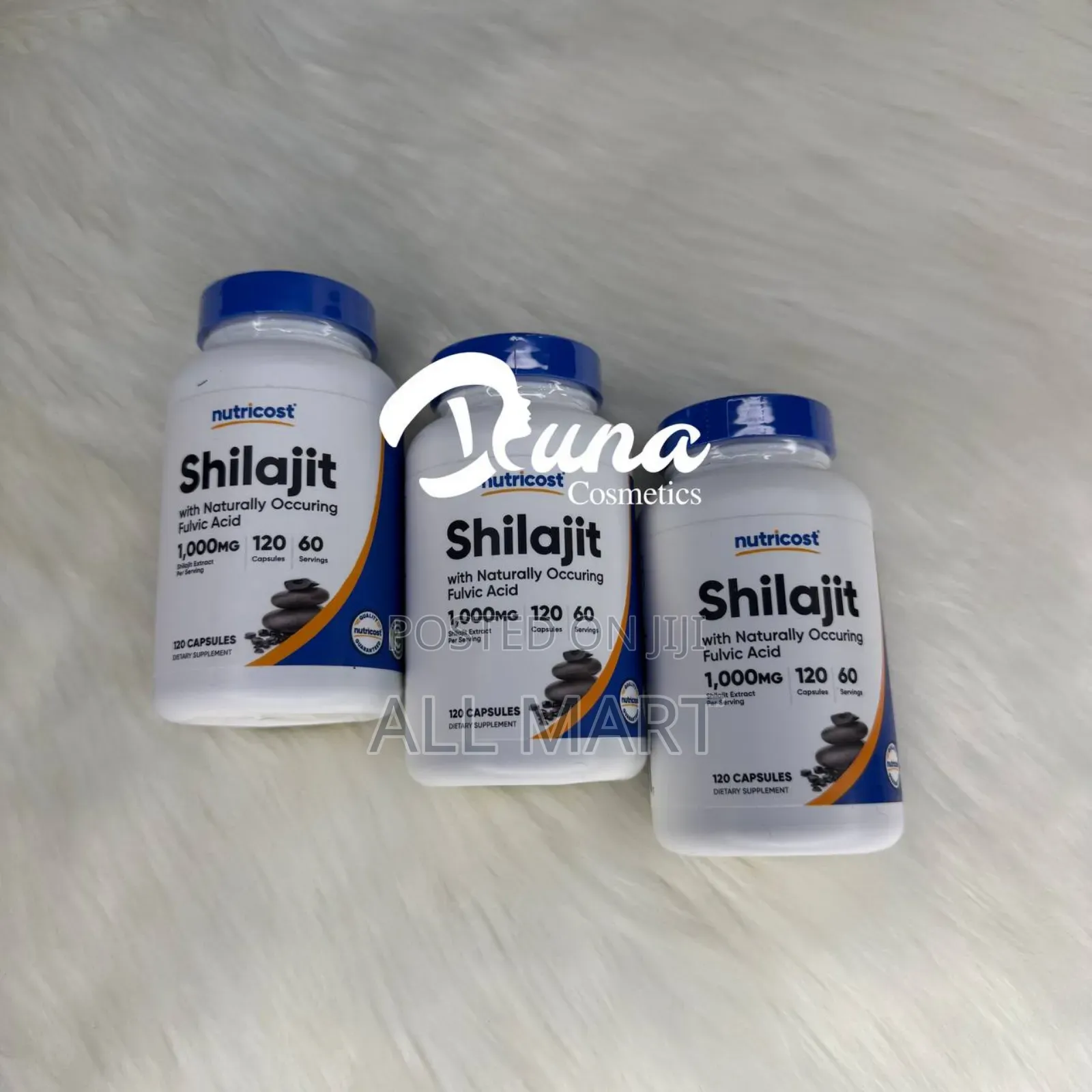 Nutricost Shilajit Capsules (1,000 Mg Per Serving) (120 Capsules).