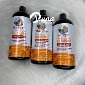 Mary Ruth's - Liquid Morning Multivitamin + Hair Growth - Peach Mango