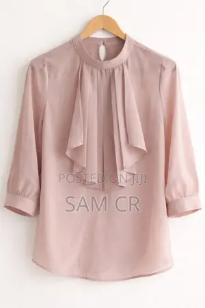 Elegant Pink Blouse – Size S (36) – Office Casual Wear