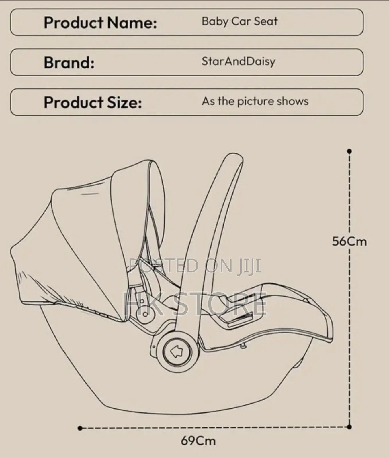 Premium Baby Carry Cot (Multi-Use)