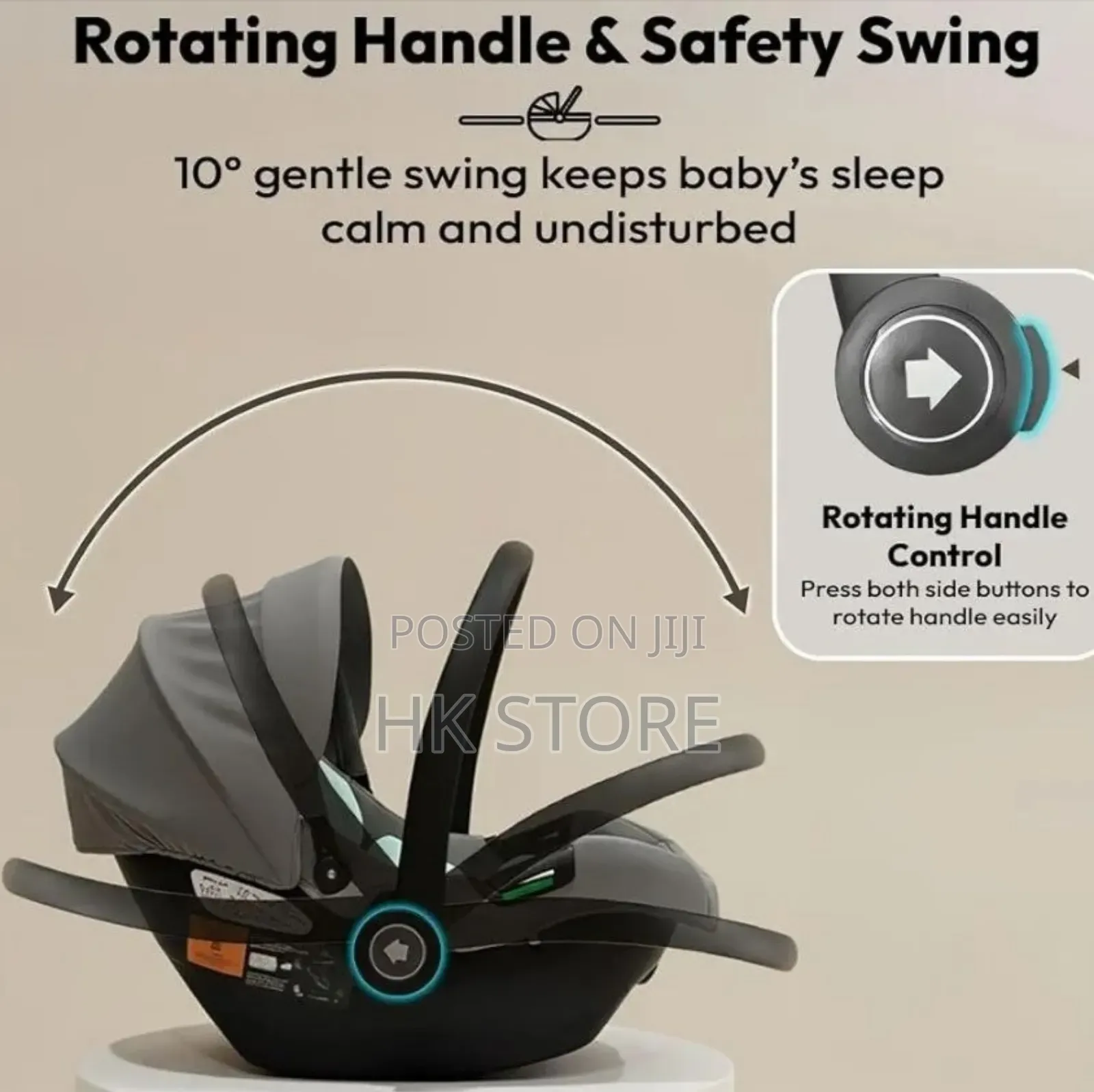 Premium Baby Carry Cot (Multi-Use)