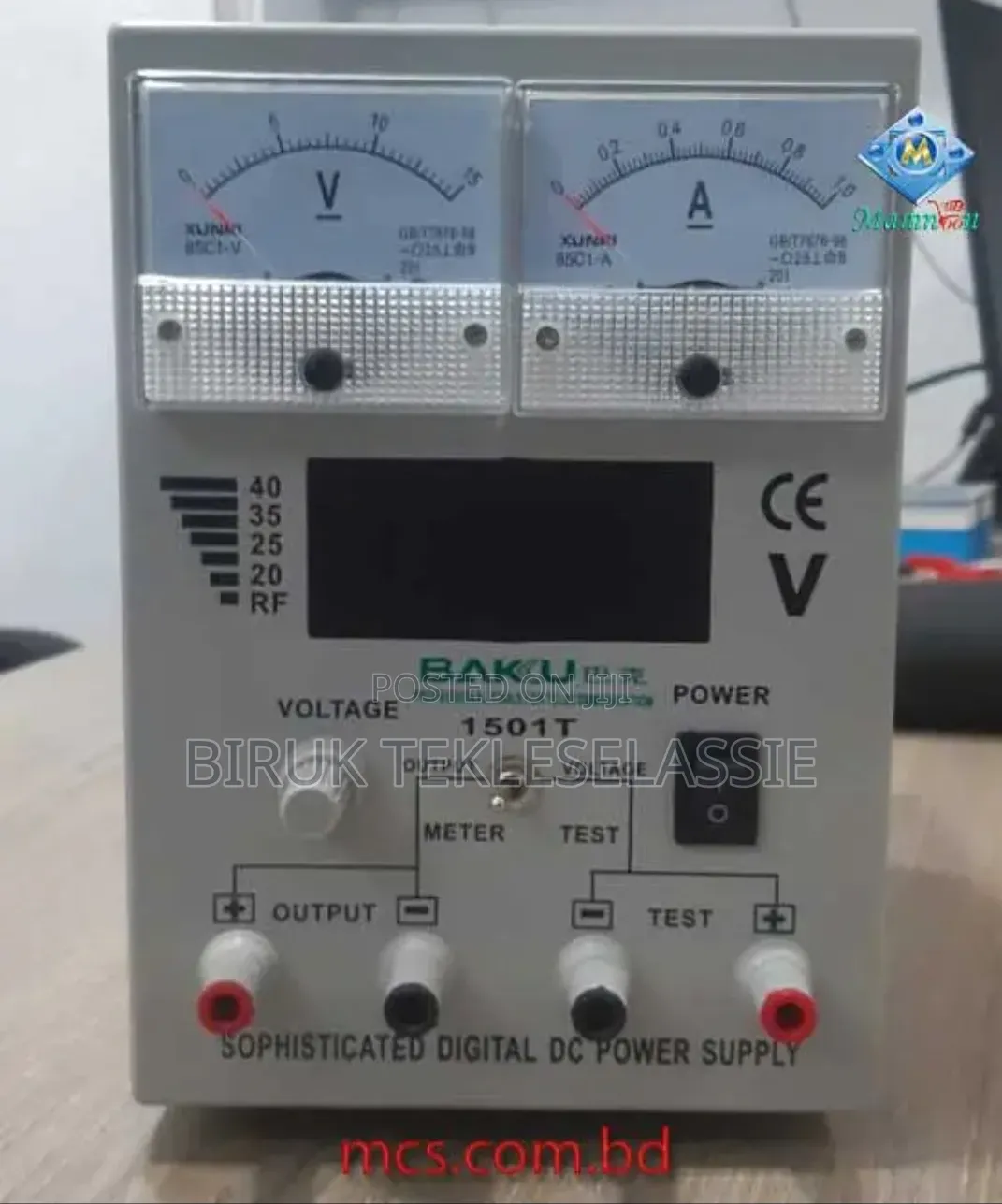 Baku Laboratory Dc Power Supply 1501t 0-1a 0-15v