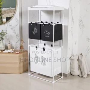 3 Layer Non-Woven Laundry Storage Basket