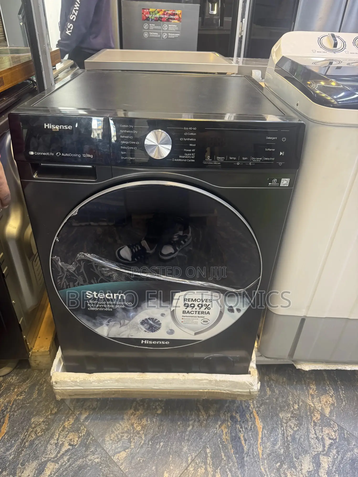 Hisense 12/8kg Front Load Washing Machine | Automatic Washer Dryer