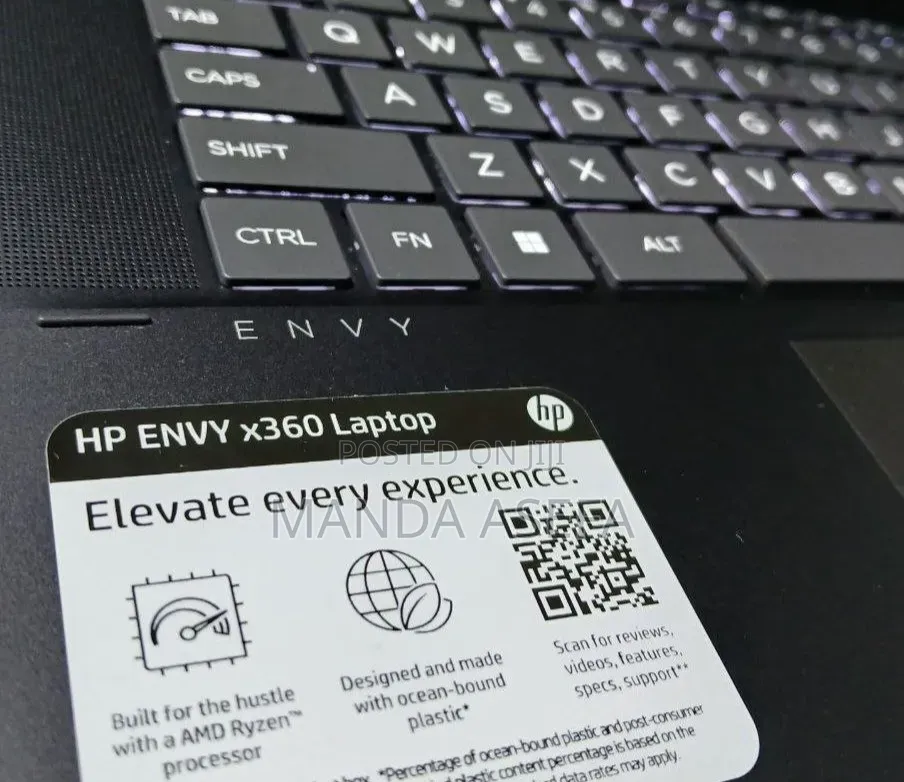 New Laptop HP Envy x360 8GB AMD Ryzen 5 SSD 512GB