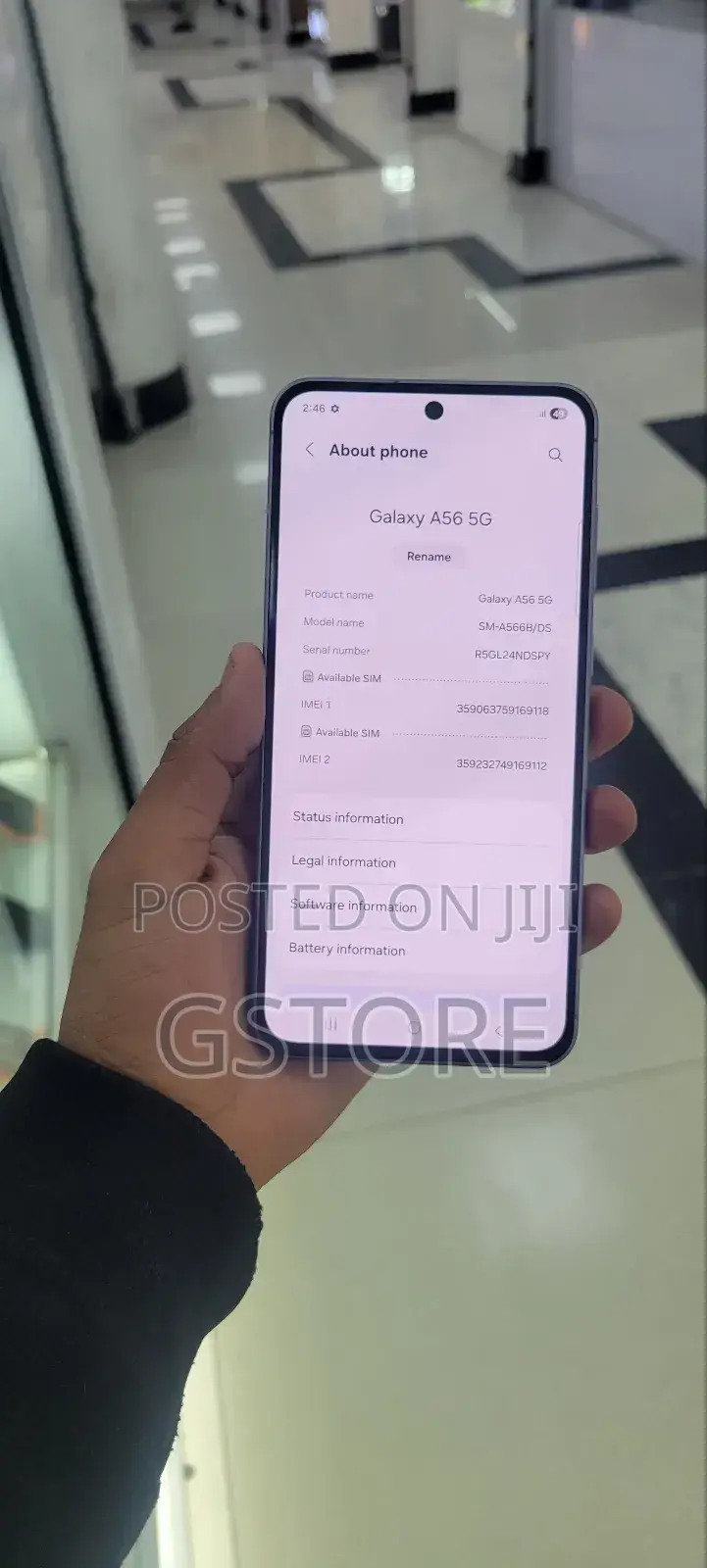 New Samsung Galaxy A56 256 GB Silver