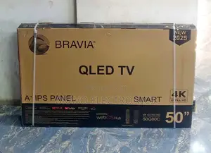 Bravia 50” Qled Smart Tv - New 2025model - Webos Hub - Uhd