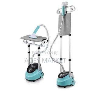 .Boma 2 in 1 Double Pole Garment Steamer(#1 Quality)