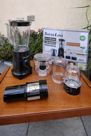 .Silver Love 4 in 1 Blender/Juicer