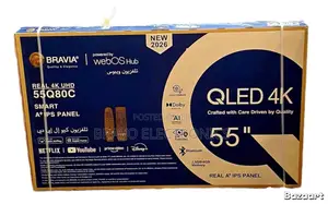 Bravia 55” Qled Tv - 2026 New- Webos Hub - Frameless (Original)