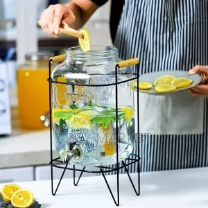 .Glass Beverage Dispenser