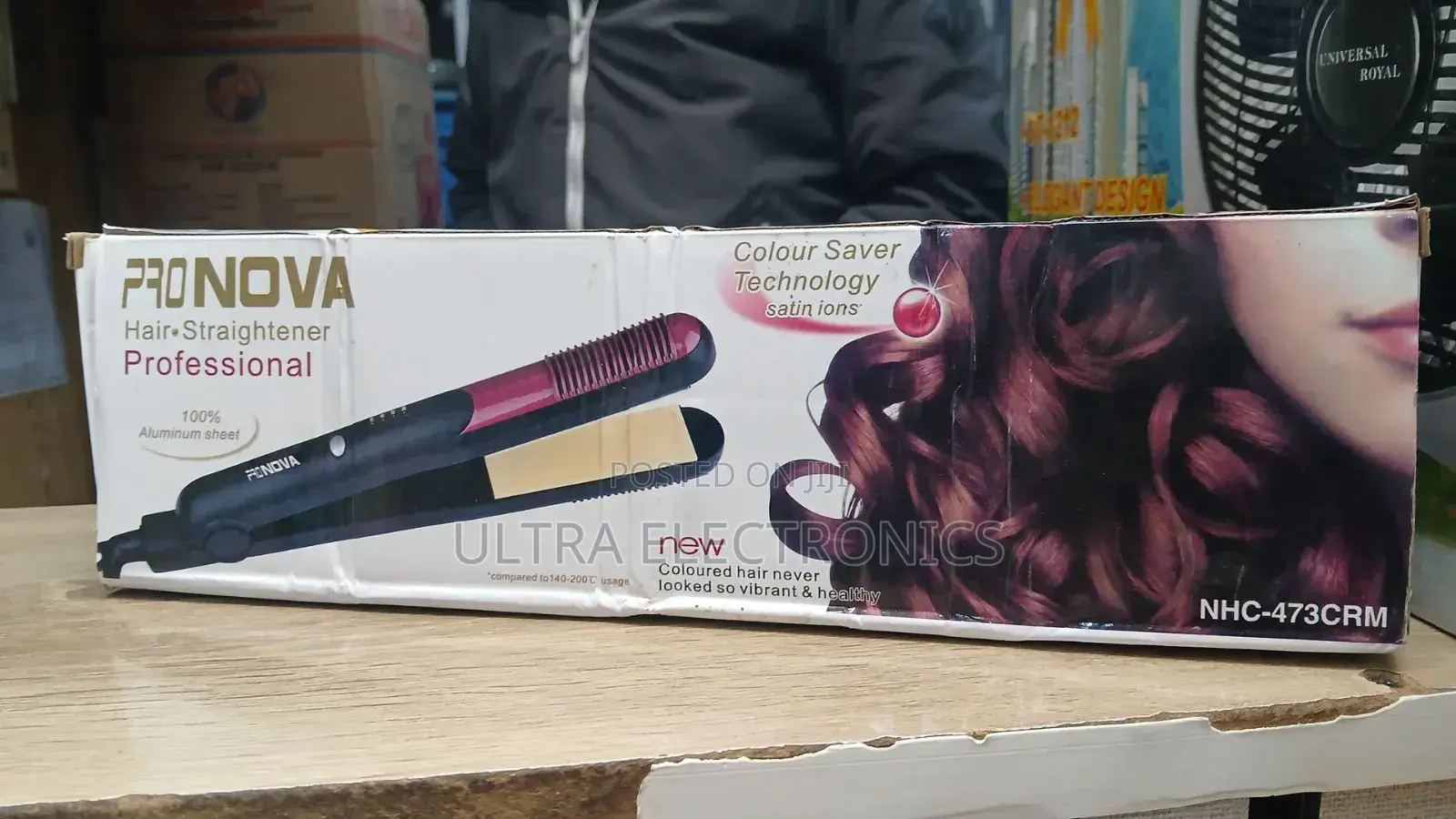 Pro Nova Hair Straightener Professional (Model NHC-473crm). Feature