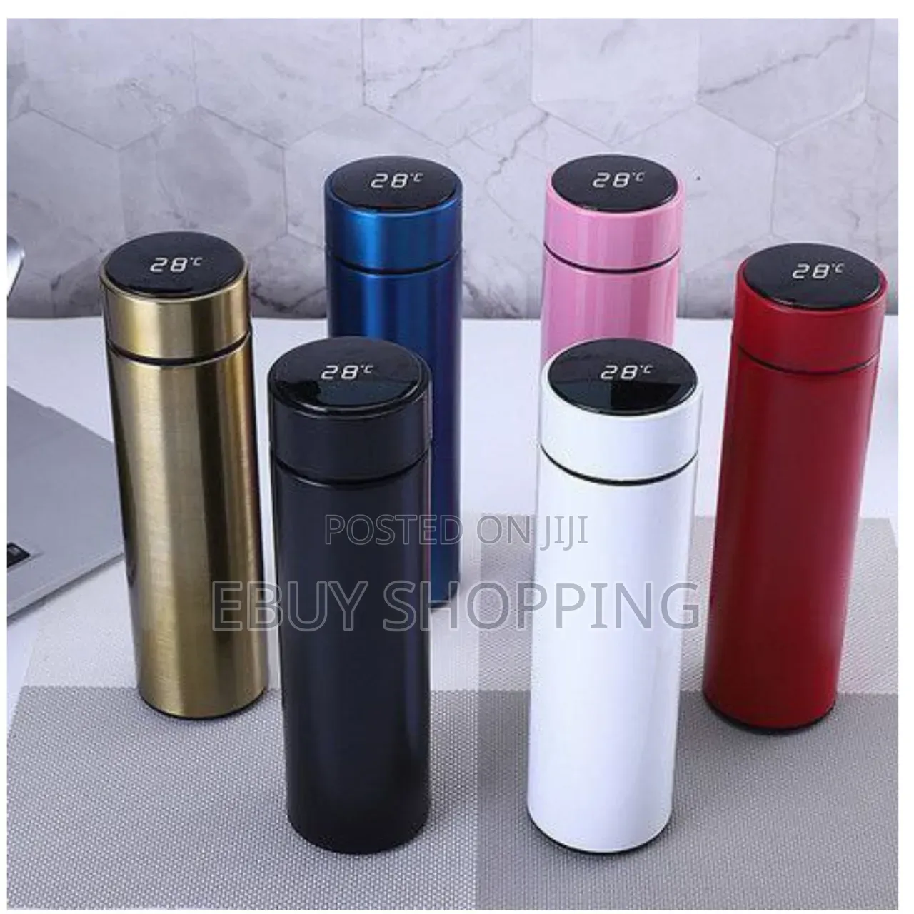 Smart Temp Display Vacuum Bottle - Know Your Drink's Heat With a Tap