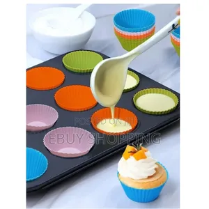 Heavy-Duty 12-Cup Muffin Baker’S Set With Reusable Silicone Pods