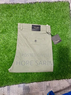Massimo Dutti Men's Khaki Chino Pants