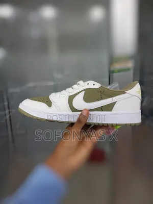 Nike Air Jordan 1 Low Golf Travis Scott Neutral Olive