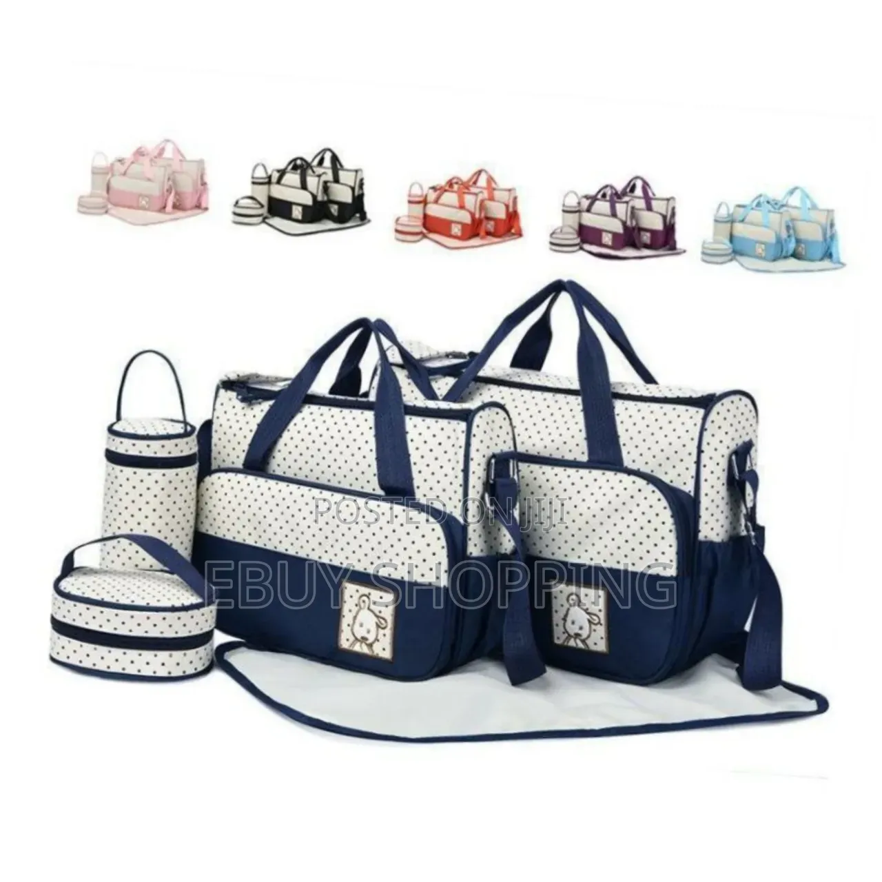 5-in-1 Travel Ready Mother Baby Bag – Spacious, Organised,
