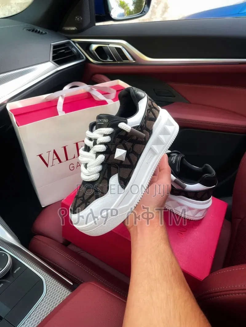 Valentino Garavani One Stud 'Brown/White' Men's Shoes