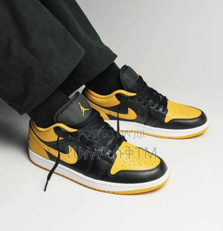 Nike Air Jordan 1 Low 'yellow Ochre' Men's Shoes