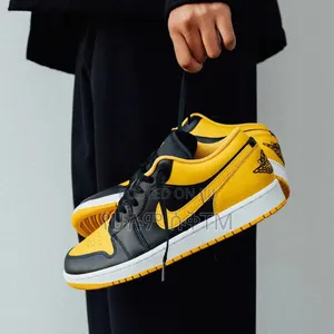Nike Air Jordan 1 Low 'yellow Ochre' Men's Shoes