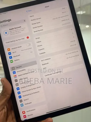 New Apple iPad Air 256 GB