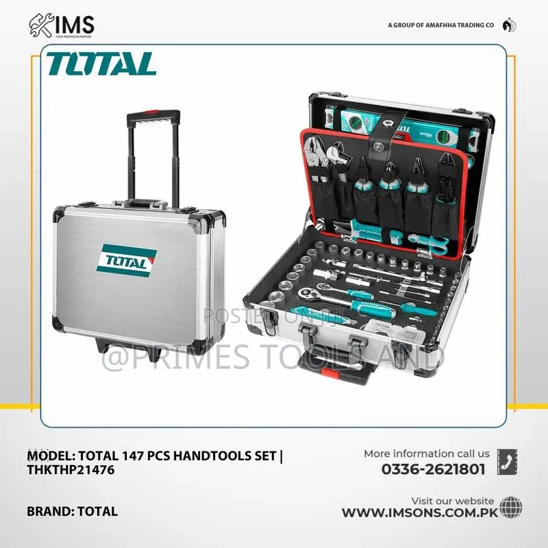Total 147 PCS Hand Tools Set