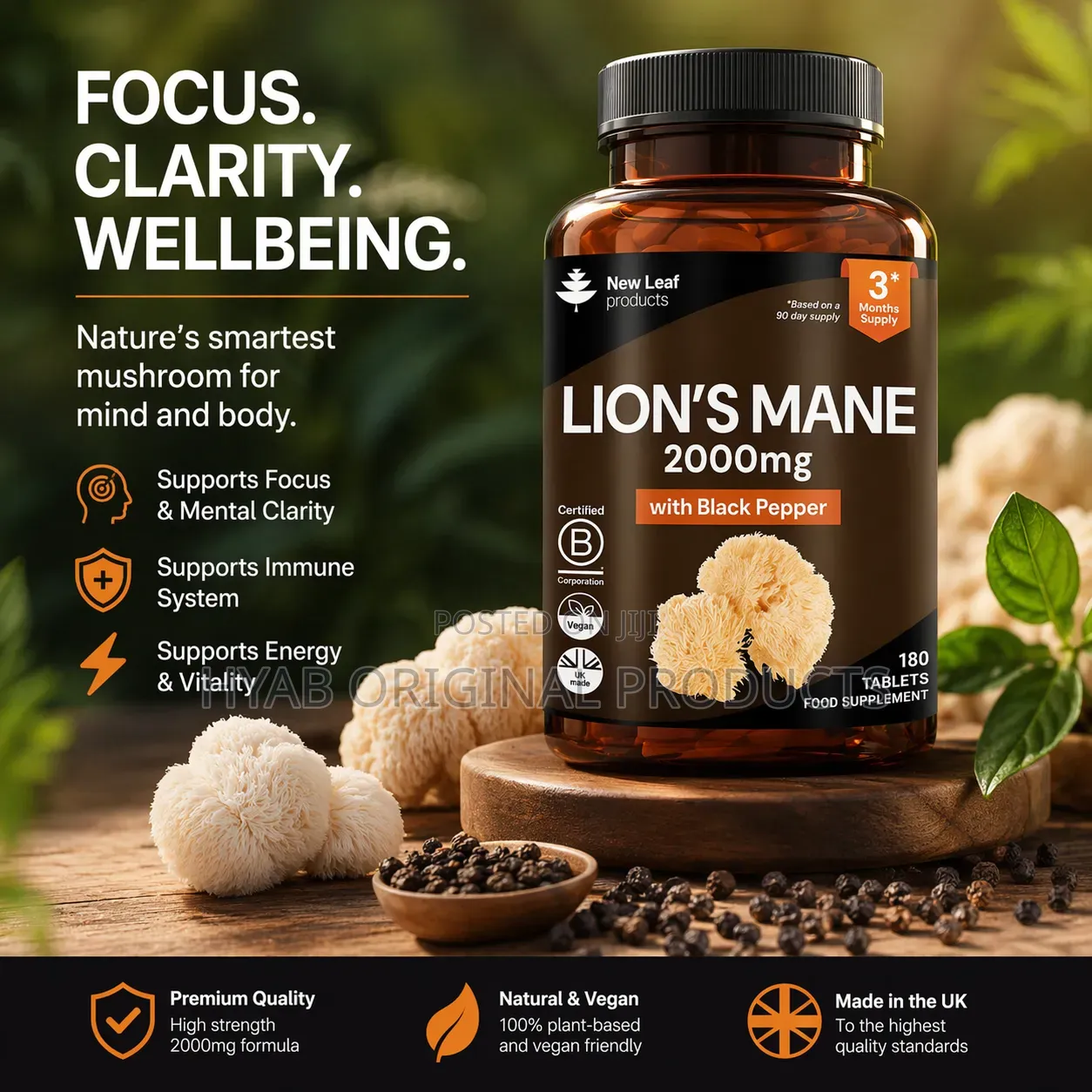 Lion’S Mane 2000mg