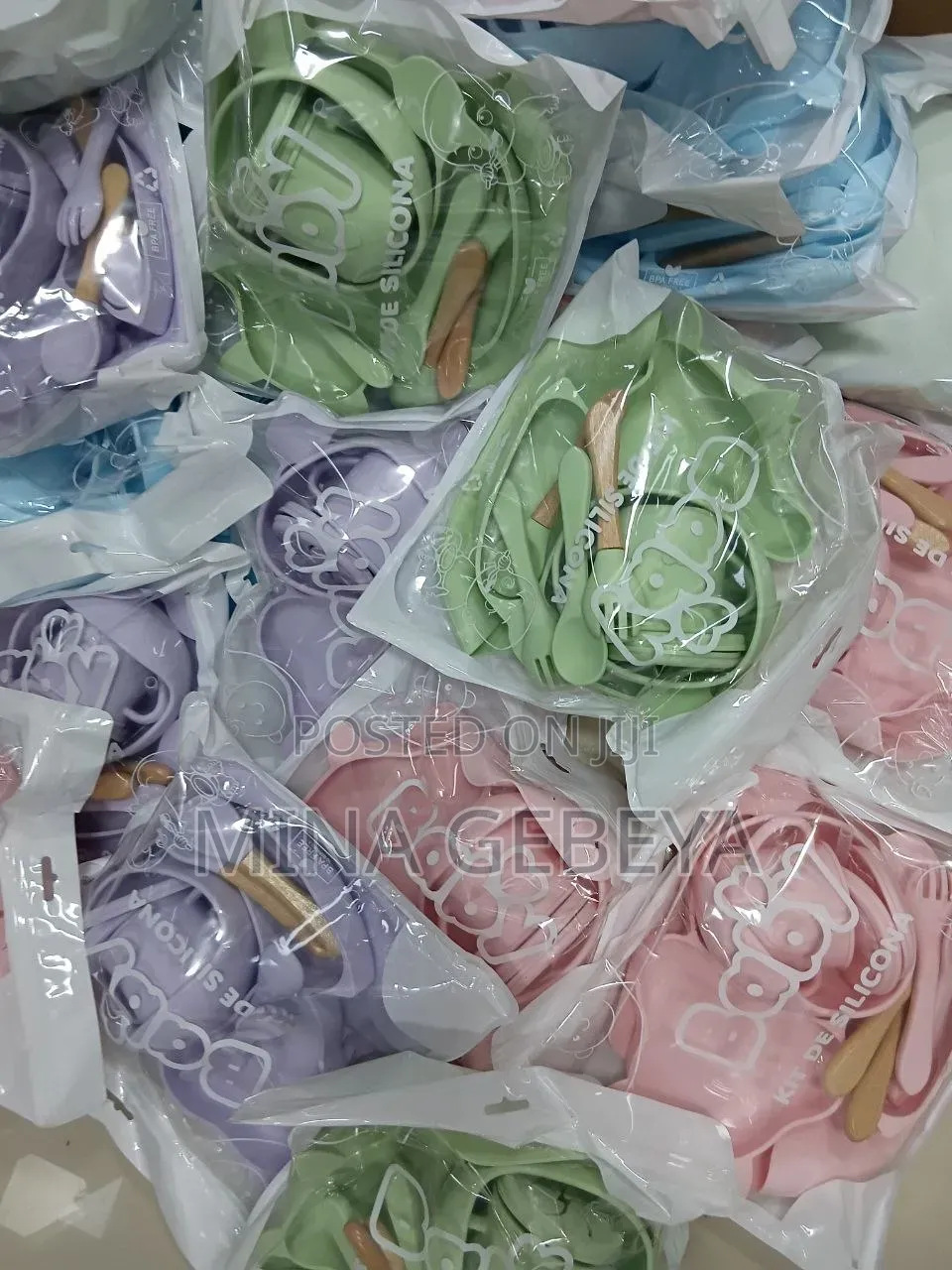 Cottonbebe Silicone Baby Feeding Set of 6,