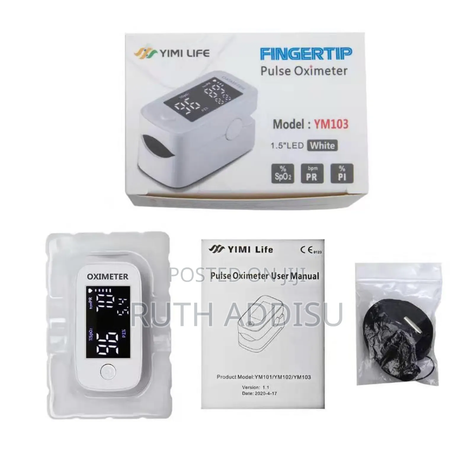Fingertip Pulse Oximeter | Nouvique in Ethiopia Oximeter Brand New