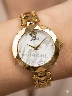 Gold-Tone Versace Idyia Women's Watch,