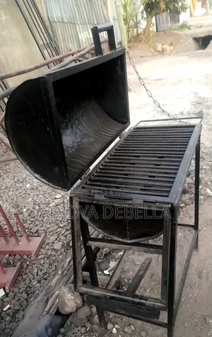 This Is a Grille, Where You Put Your Row Meet and Grill It (Charcoal)